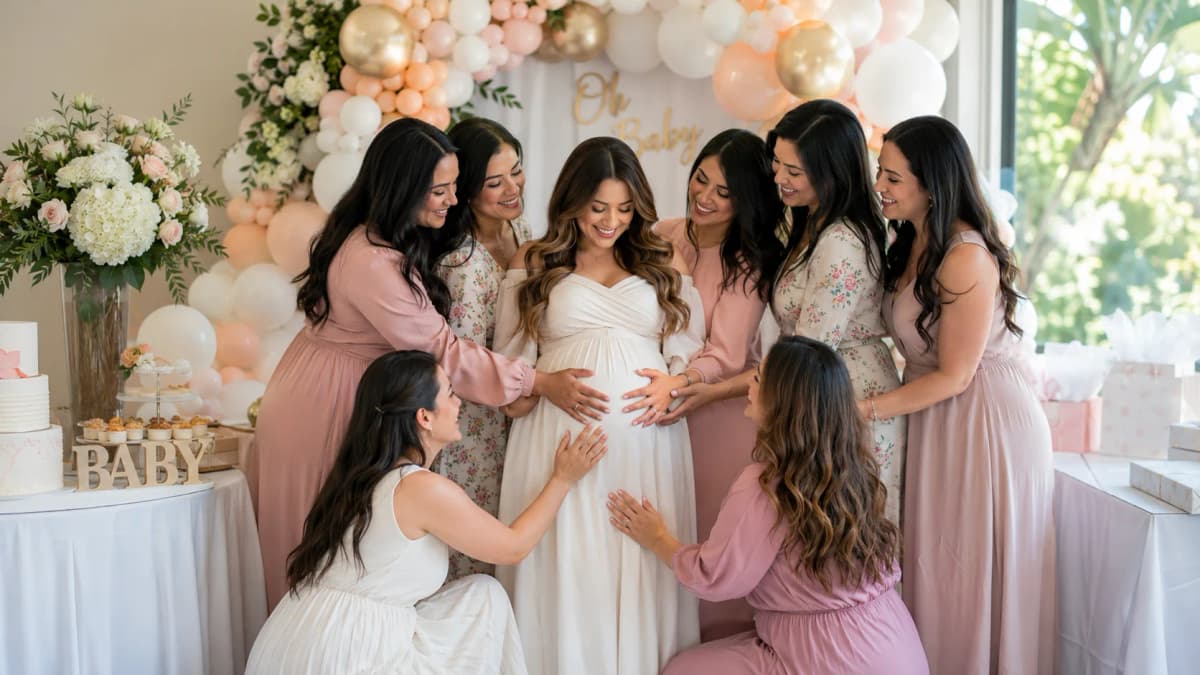 Baby shower celebration
