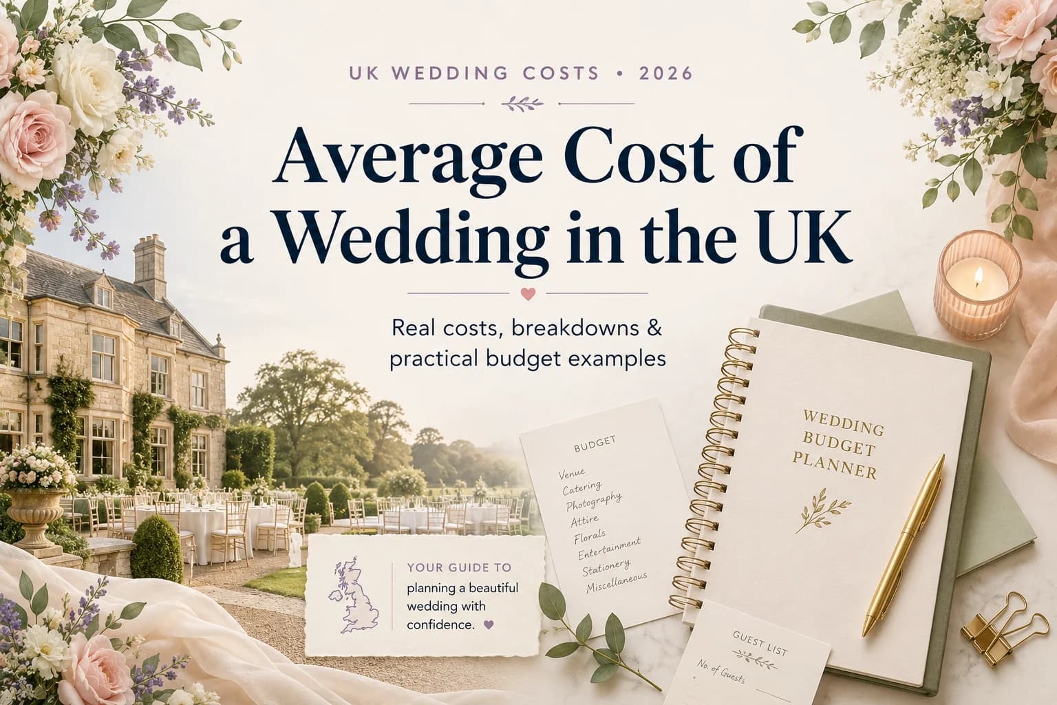 Average cost of a wedding in the UK 2026 β full cost breakdown