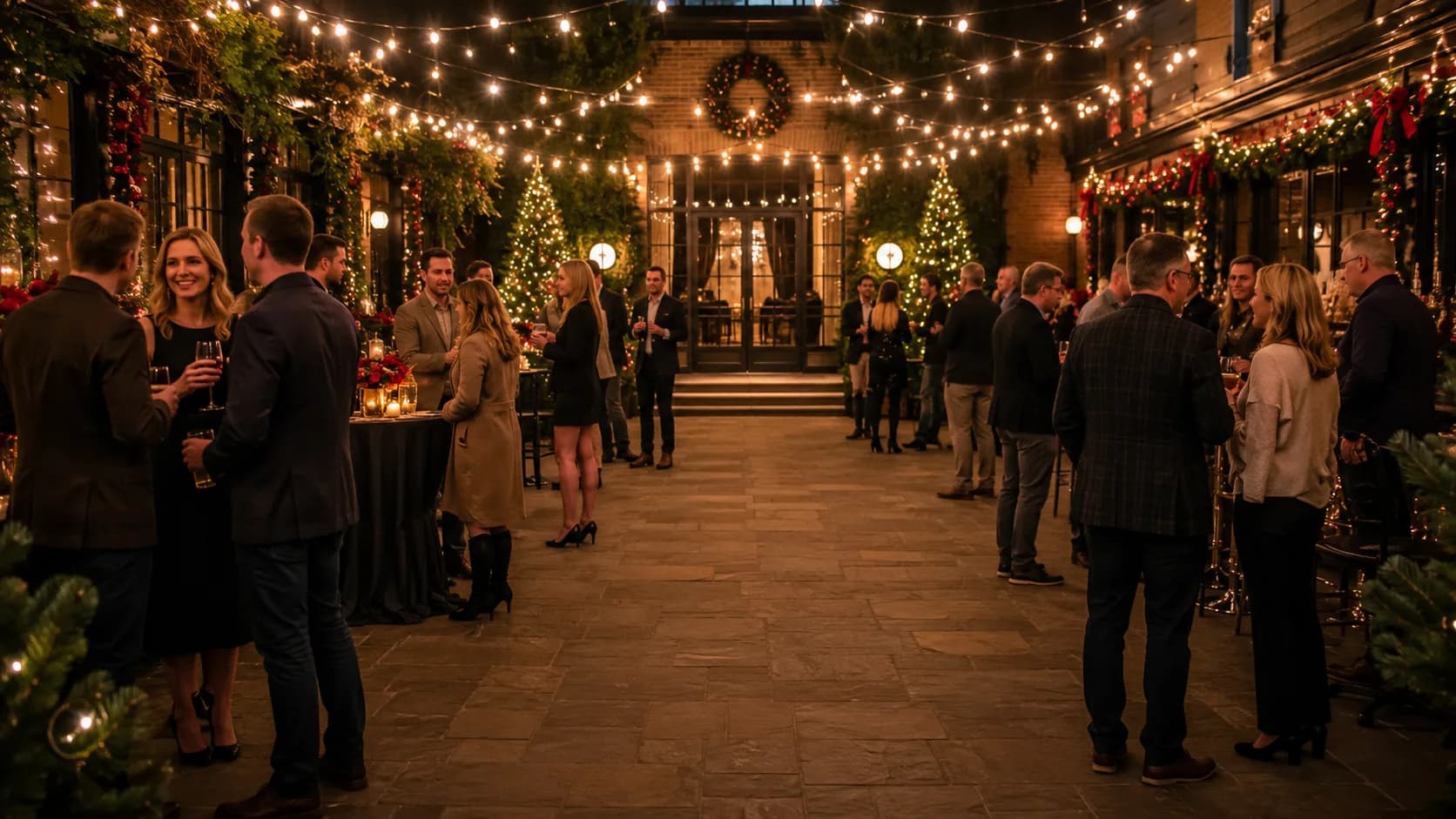Christmas guests capturing candid moments from every angle