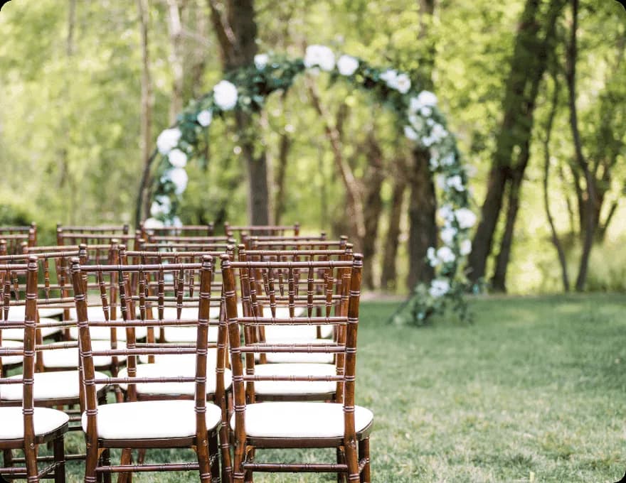 Wedding event setup dashboard